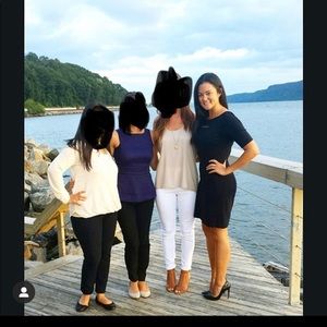 Black Express Peephole dress- size 8